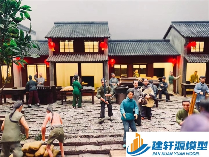 台儿庄香市微缩模型