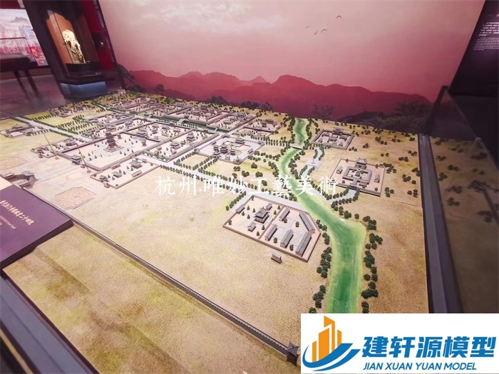 台儿庄微缩模型法门寺